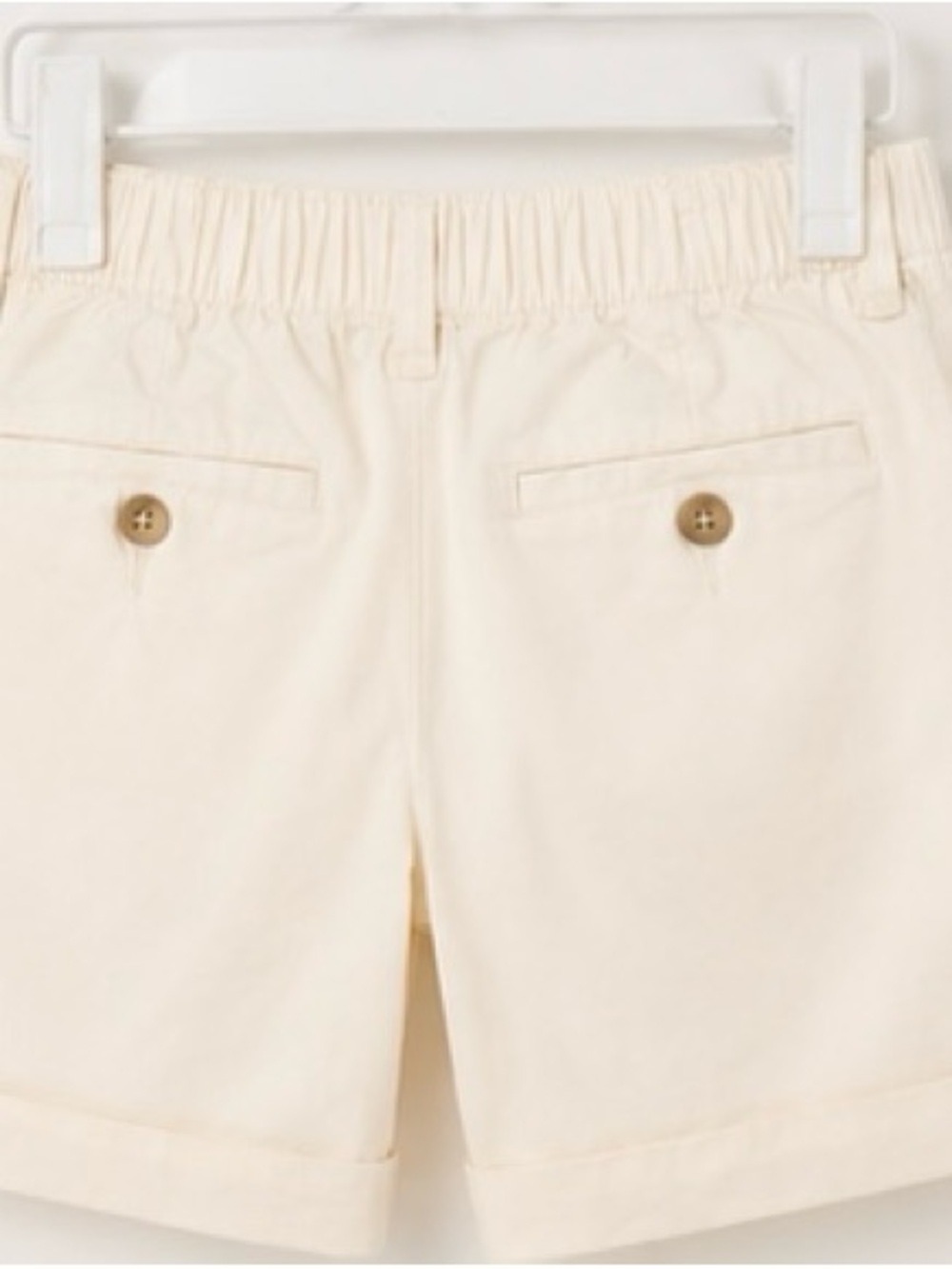 Old Navy Everyday Bermuda Shorts | Size Small | Ivory/Cream | NWT - Picture 4 of 6